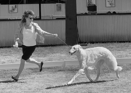 Patty with dog